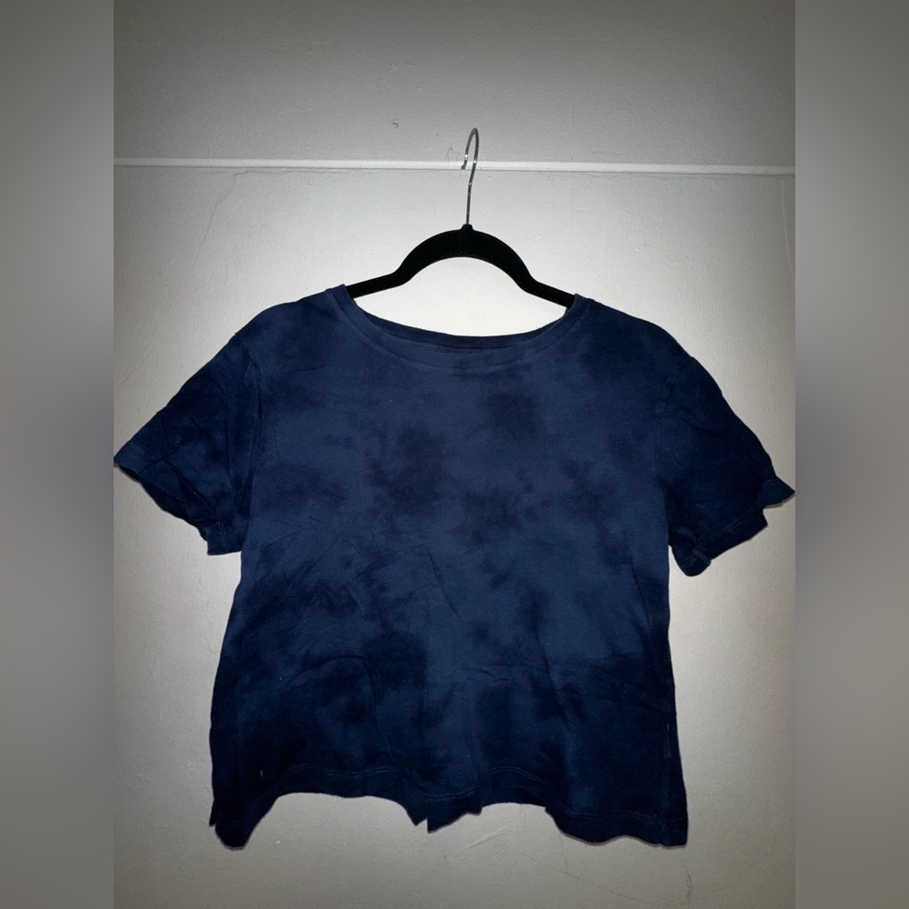 Blue Athleta shirt: good condition, size small